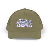 Fishing Monsters Trucker Cap — Embroidered Snapback Hat for Anglers - Fishing Monsters