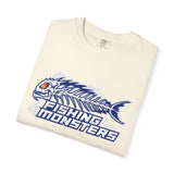 Fishing Monsters T-Shirt — Graphic Fish Skeleton Tee for Anglers - Fishing Monsters