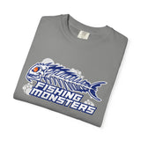 Fishing Monsters T-Shirt — Graphic Fish Skeleton Tee for Anglers - Fishing Monsters