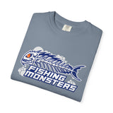 Fishing Monsters T-Shirt — Graphic Fish Skeleton Tee for Anglers - Fishing Monsters