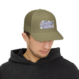 Fishing Monsters Trucker Cap — Embroidered Snapback Hat for Anglers - Fishing Monsters