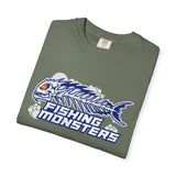 Fishing Monsters T-Shirt — Graphic Fish Skeleton Tee for Anglers - Fishing Monsters